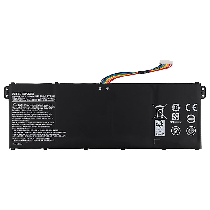 [NEU] Vvsialeek Hohe Qualität AC14B8K AC14B3K Laptop Akku für Acer Aspire R11/R7-372T R7-371T R5-471