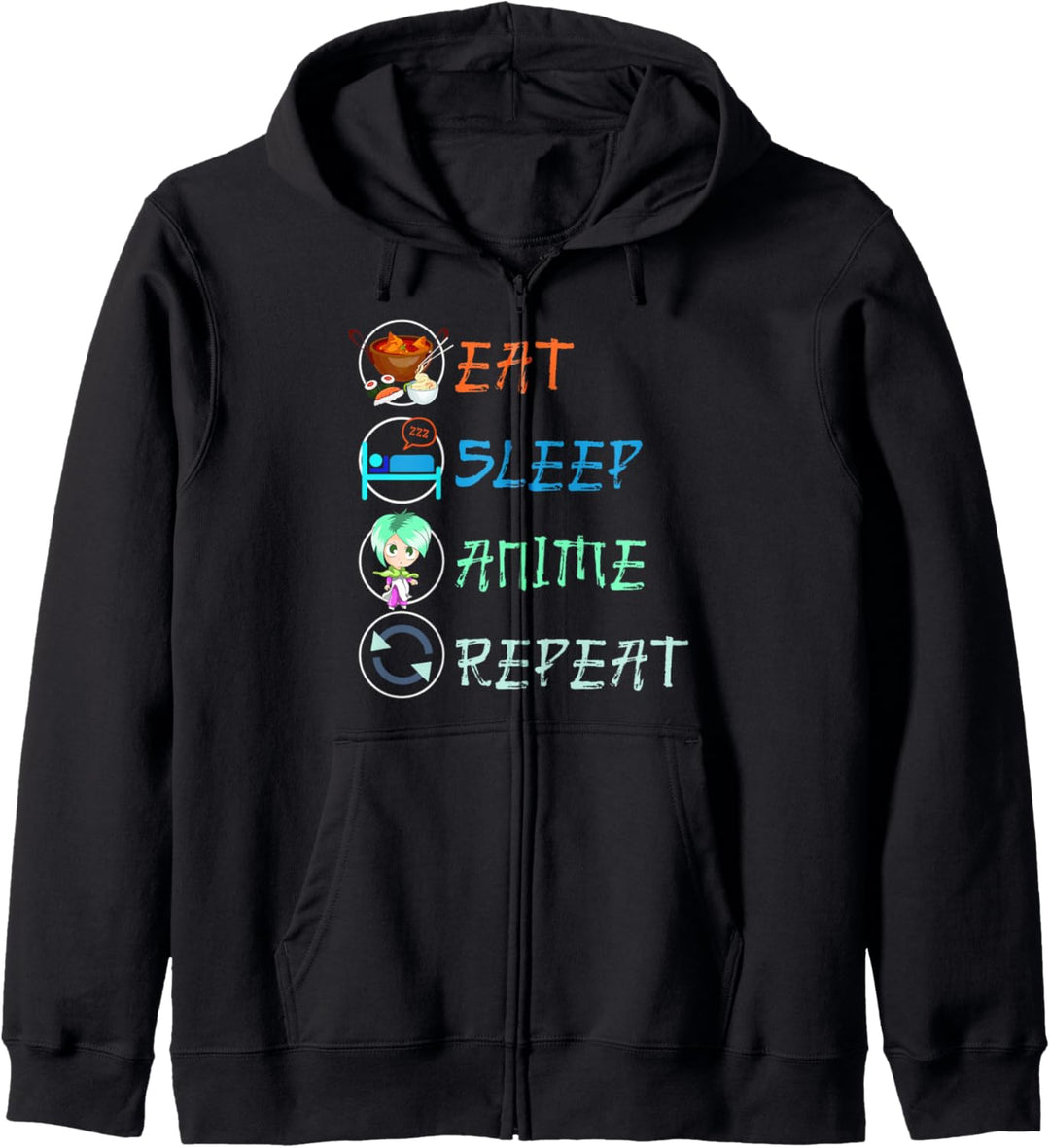 Japanischer Otaku Manga Ramen Nudeln Kawaii Lustiges Anime Kapuzenjacke