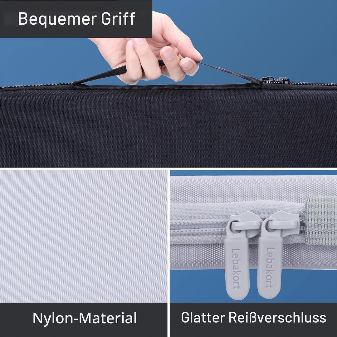 Hart Reise Schutz Hülle Etui Tasche für Logitech MX Keys S/MX Keys Illuminated/MX Keys S Plus Tastat