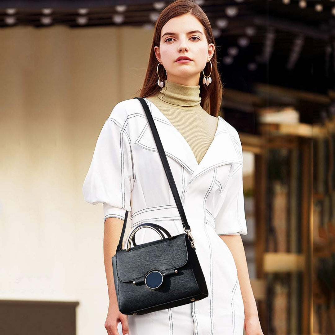NICOLE &amp; DORIS Umhängetasche Frauen PU Leder Schultertasche Vintage kleine Handtasche zum Ausgehen K