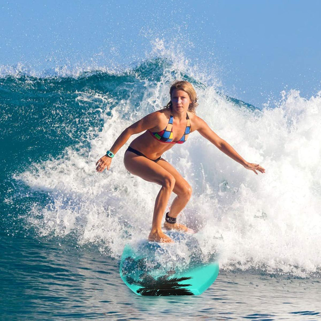 COSTWAY Bodyboard, Schwimmbrett Schwimmboard, Surfbrett Kinder, Surfboard, Sup-Board 83x47x5,5cm Grü