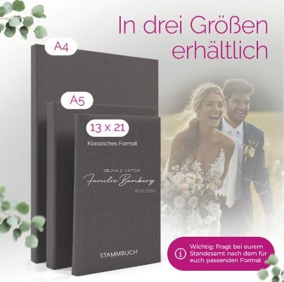 Hochzeitideal Stammbuch der Familie &