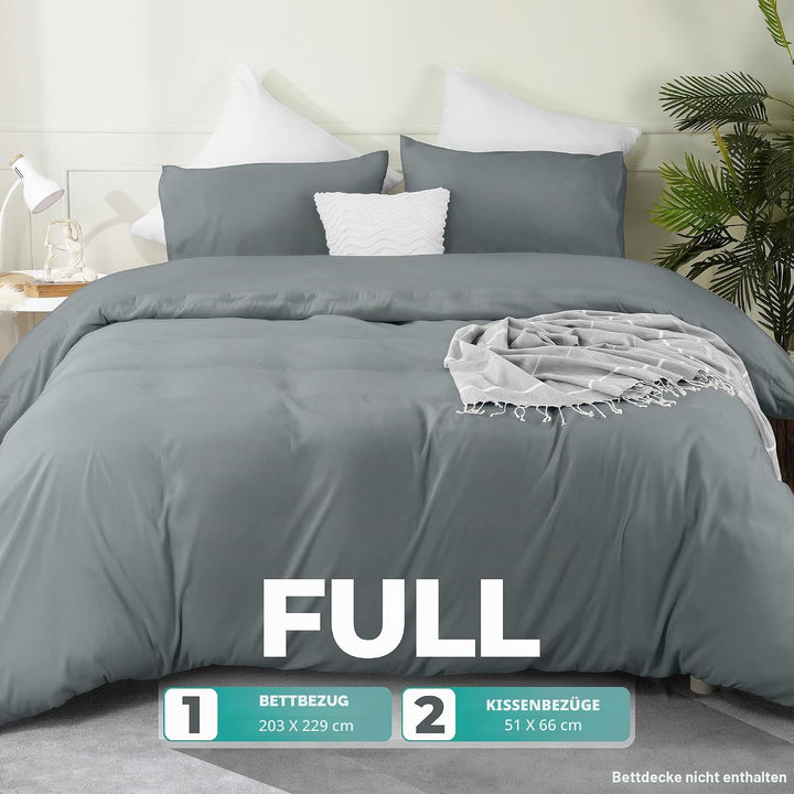 Utopia Bedding Leichtes Bettbezug-Set mit 50 x 65 cm Kissenbezügen, 200 x 220 cm, weiches Mikrofaser