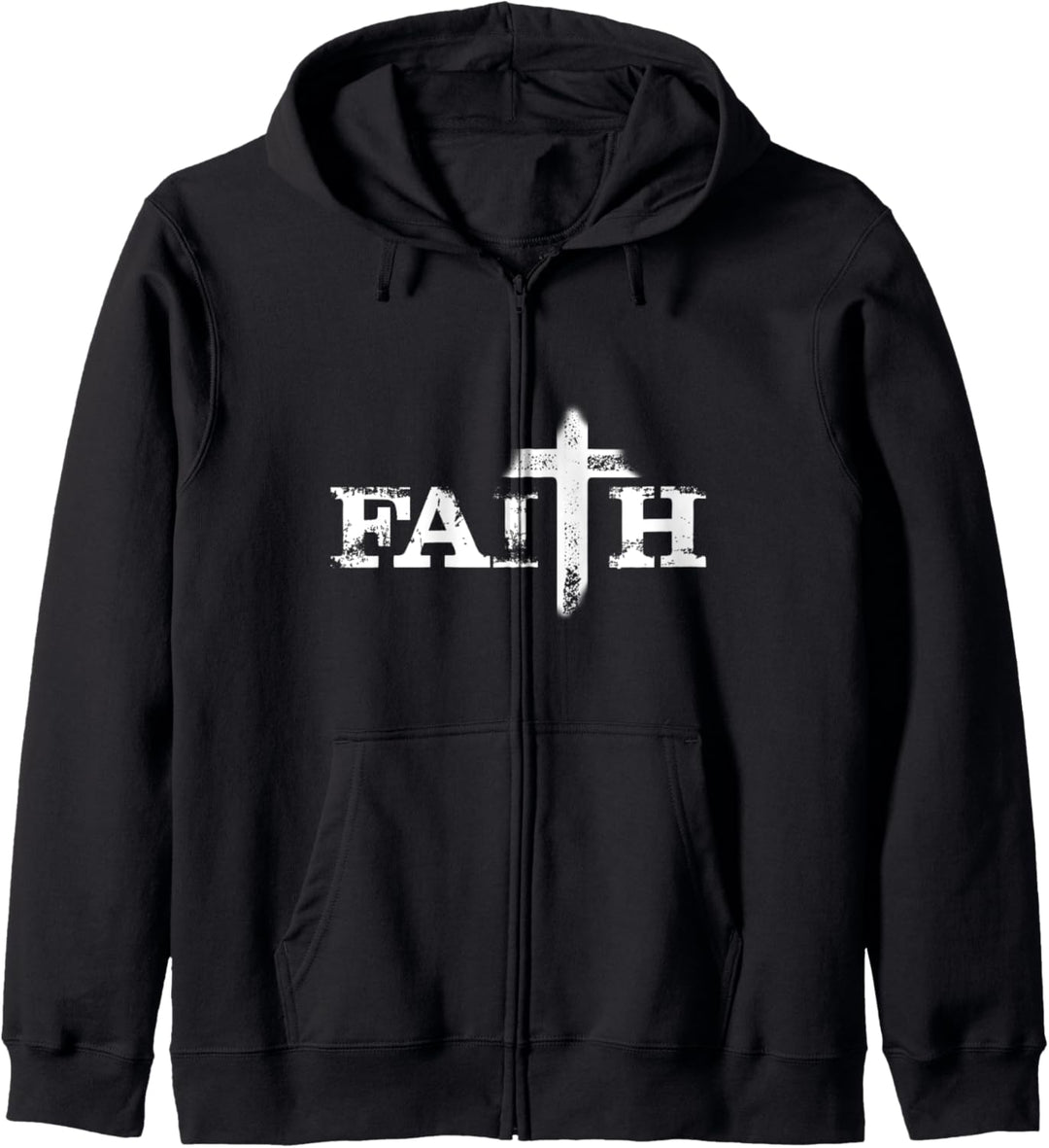 Faith Cross Kapuzenjacke