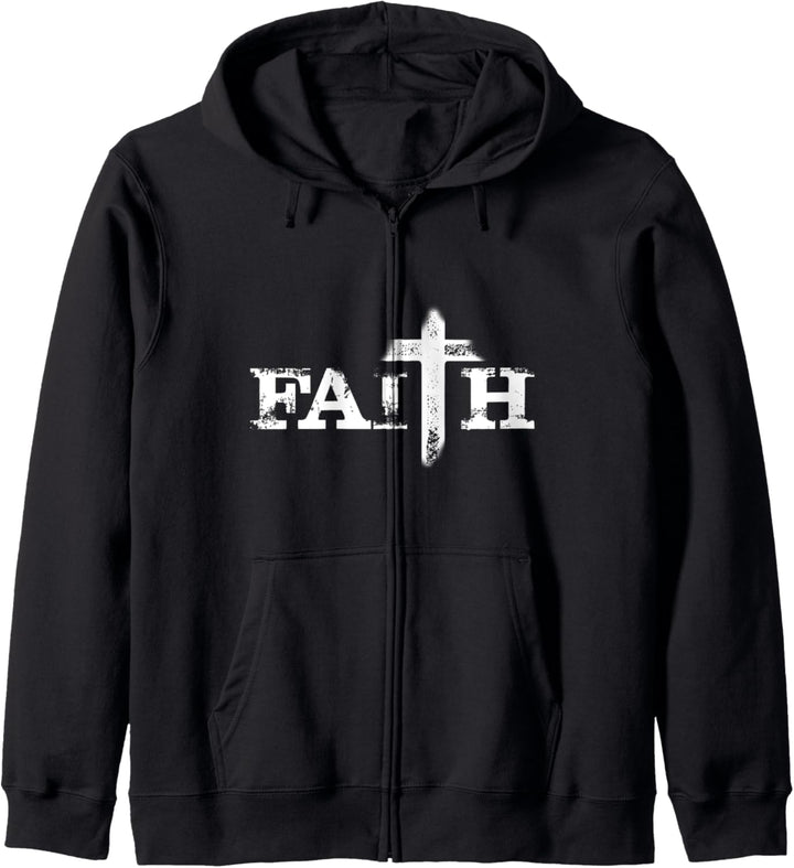 Faith Cross Kapuzenjacke