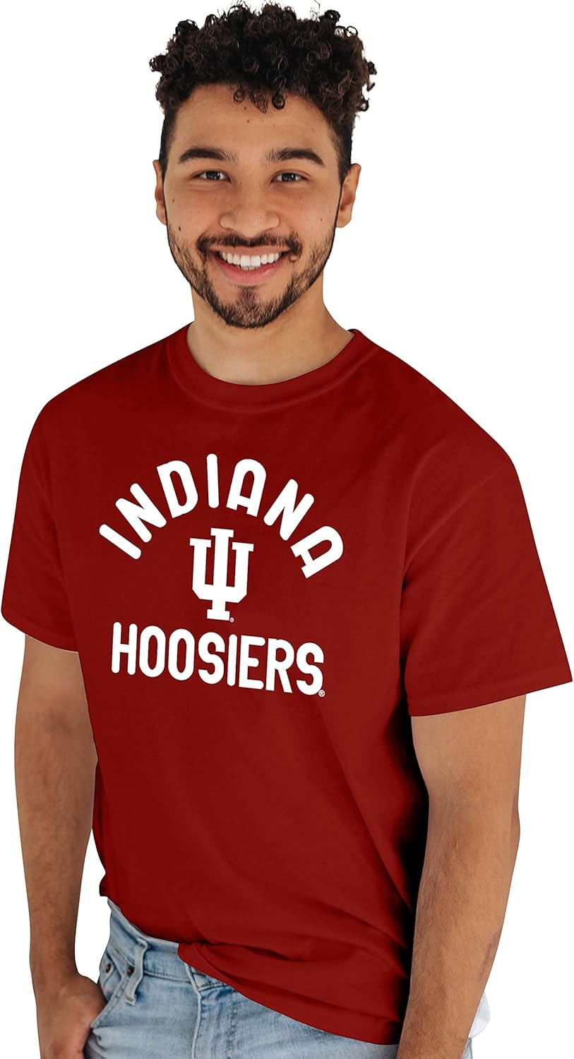 Blue 84 Herren Team Color T-Shirt Line Up Teamfarbe Farbe Indiana Hoosiers L, Indiana Hoosiers L
