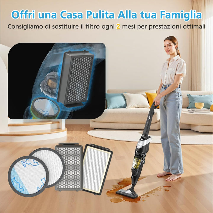 Funnytime Hepa Filter Für Rowenta Powerline Extreme Rh8021Wb Rh8037Wa Rh8055Wa Rh8121Wb Rh8133Wa Rh8