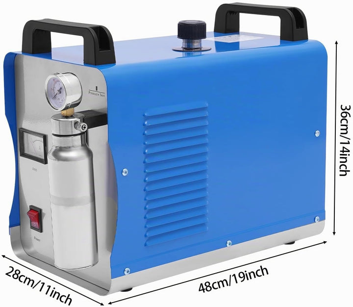 95L/H Sauerstoff Wasserstoff HHO Gasflamme Generator Oxygen Hydrogen Water Welder Polierend Maschine