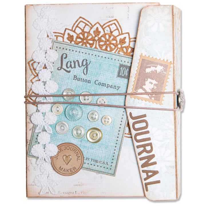 Sizzix ScoreBoards Plus Die Frame Pocket Journal von Eileen Hull | 666152 | Steel-Rule Stanzschablon