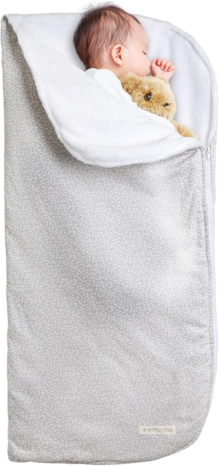 MIMUSELINA Kinderwagensack Winter - Kinderwagen Decke Winter für Neugeborene - Kinderwagendecke Baby