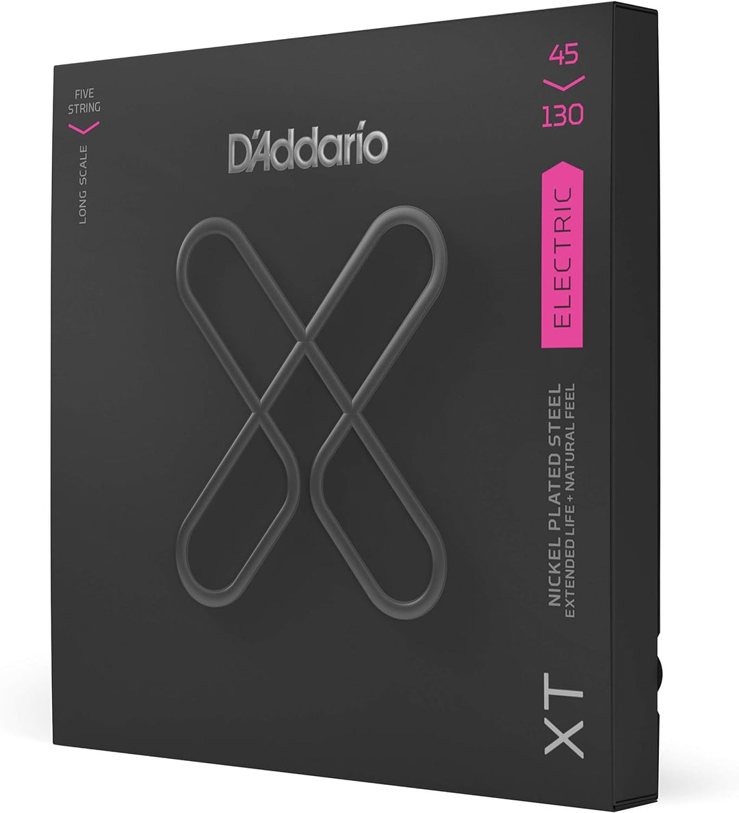 D'Addario E Bass Gitarrensaiten | Saiten E Bass | Bassgitarre Saiten | XTB45130, vernickelte XT Stah