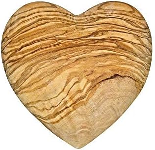 NATUREHOME Deko-Herz Handschmeichler aus Olivenholz 10 cm, 10 cm