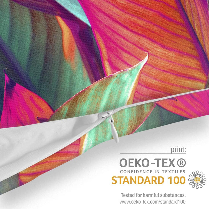 VOID Bunte Bananenblätter Kissenbezug Kissenhülle Sofakissen Kissen Deko Outdoor-Kissen Dekokissen,