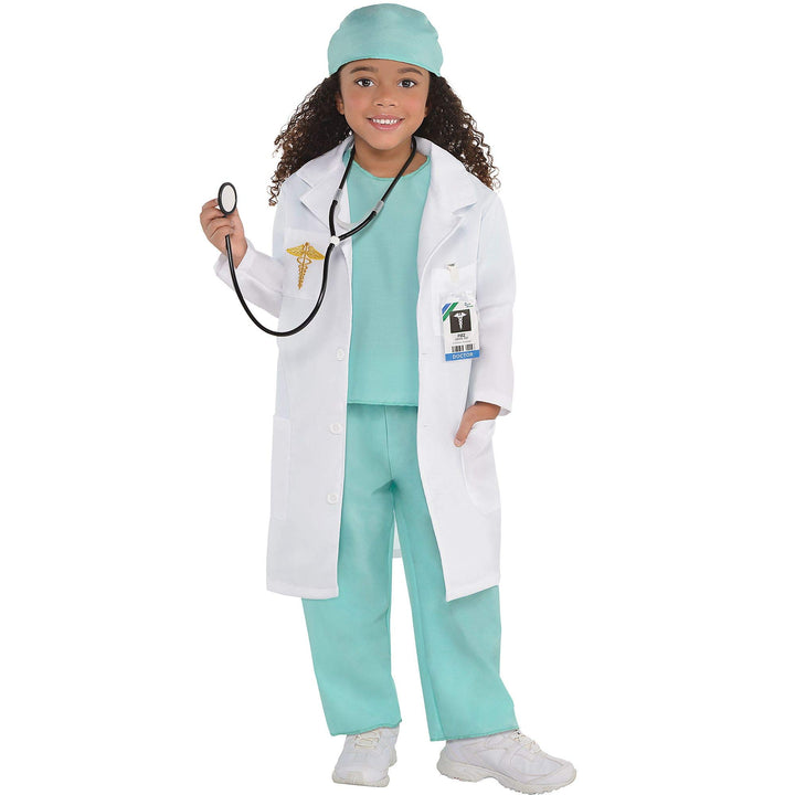 amscan 848412- - Kinderchirurg Kostüm Arzt Kostüm (Age (3-4yrs), S