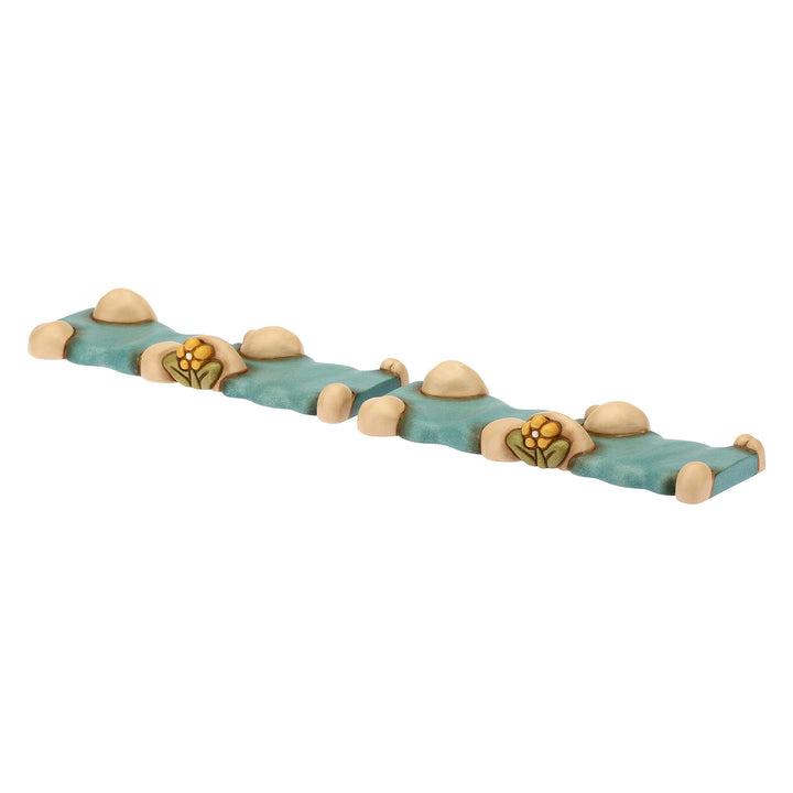 THUN - Set mit 2 Stück Flussgerade, Klassische Krippe - Keramik - 15 x 5,6 x 2,1 cm.