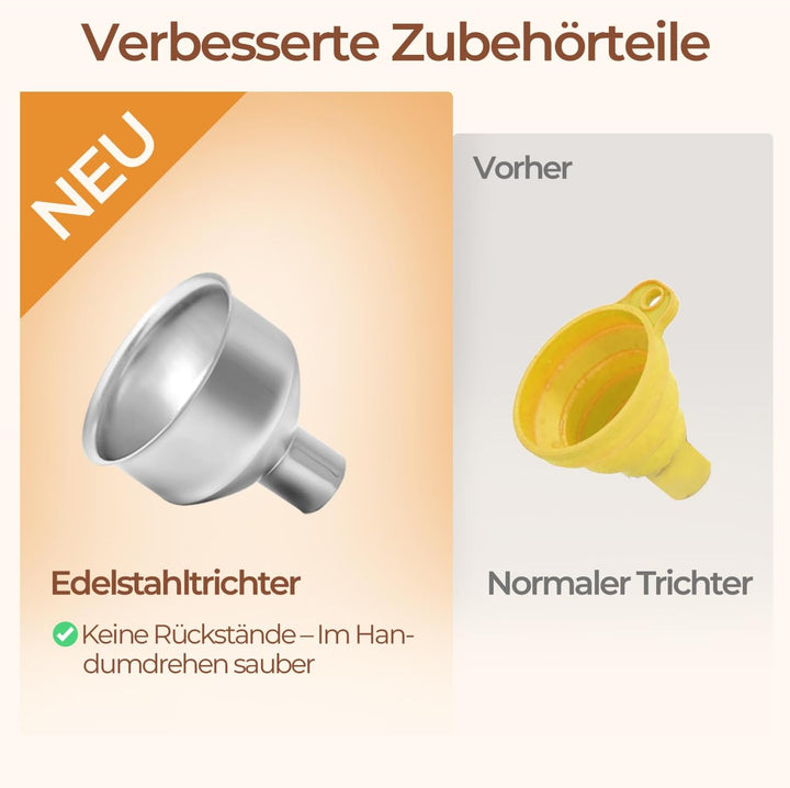 ComSaf Gewürzgläser Eckig mit Etiketten (24×120ml), Gewürzstreuer Glas mit Metalldrehdeckel, Gewürzd