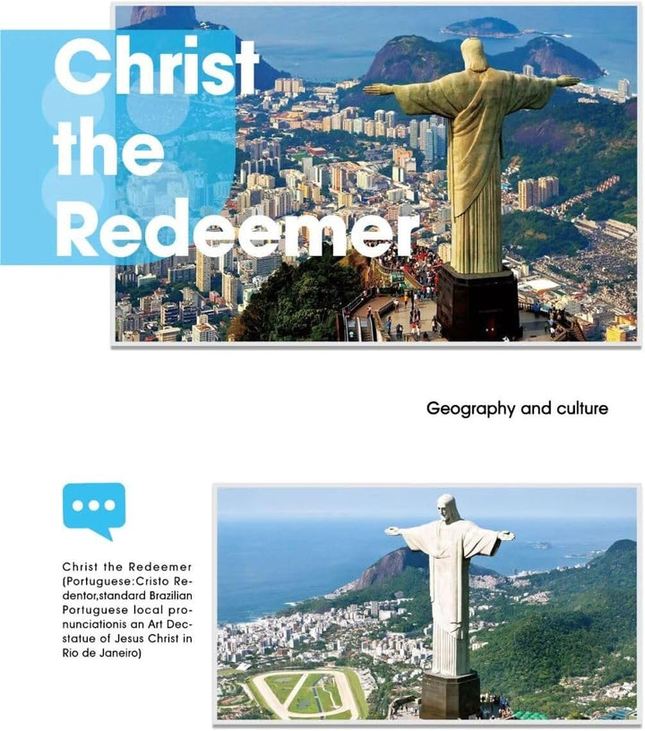 Architekturmodell zum Bauen mit Bausteinen. Christus der Erlöser. Rio de Janeiro. Christus Von Rio D