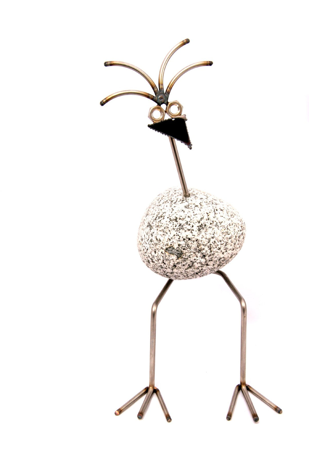 Gebrüder Lomprich Steinvogel Edelstahl SV 204, Höhe ca. 30 cm