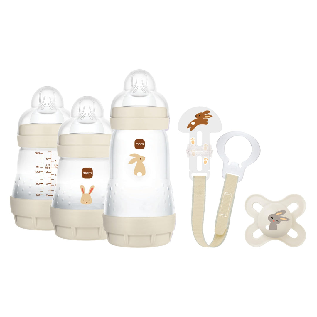 MAM, Neugeborenen-Set, Geschenkset, bestehend aus: 2 x Anti-Colic Flasche 160 ml, 1 x Anti-Colic Fla