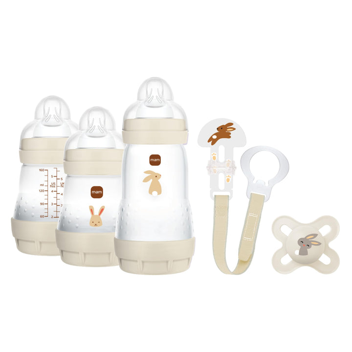 MAM, Neugeborenen-Set, Geschenkset, bestehend aus: 2 x Anti-Colic Flasche 160 ml, 1 x Anti-Colic Fla