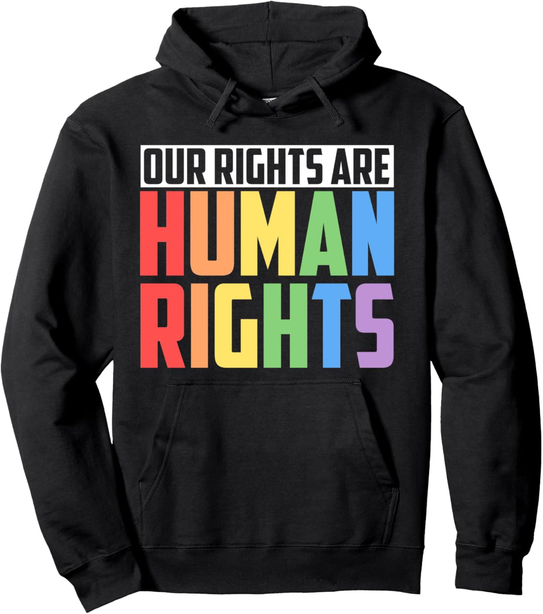 Gay Pride Human Rights Gender Menschenrechte Geschenk Pullover Hoodie