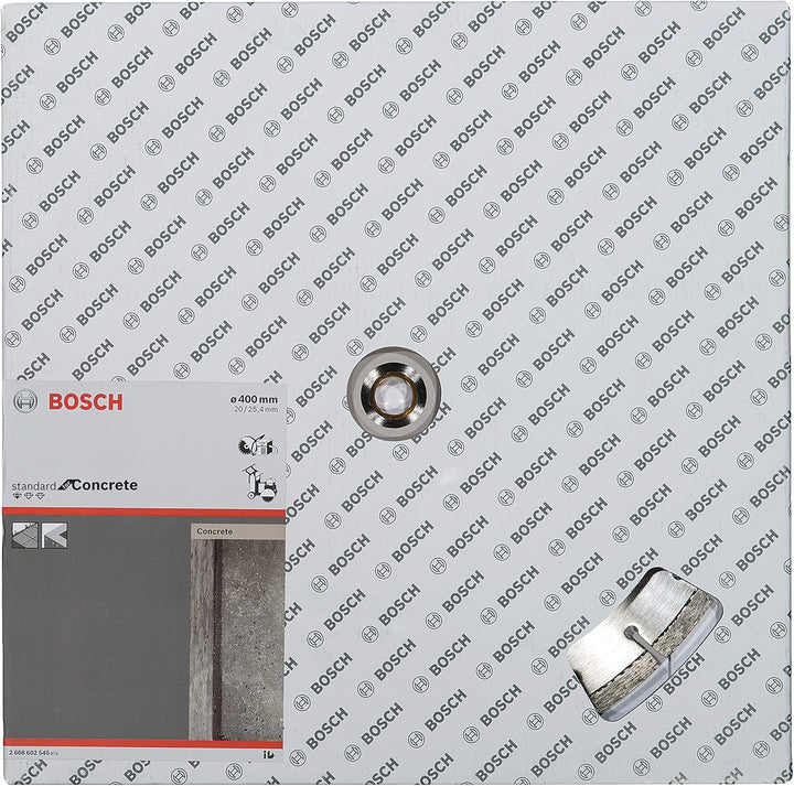 Bosch Professional 1x Diamanttrennscheibe Standard for Concrete (für Beton, Porenbeton, Ø 400 x 20/2