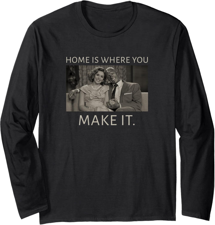 Marvel WandaVision Wanda & Vision Home Is Where You Make It Langarmshirt
