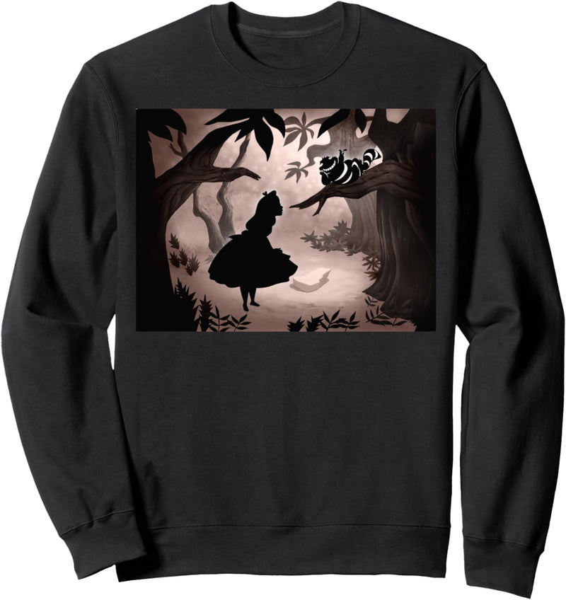 Disney Alice In Wonderland Forest Silhouette Sweatshirt