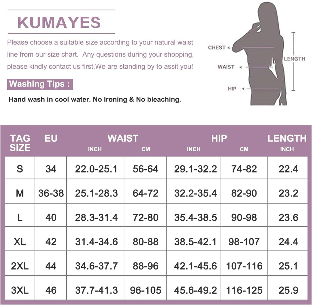 KUMAYES Shapewear Damen Unterbrust Korsett Shaping Bodysuit Bauchweg Body Shaper Figurformender Tank