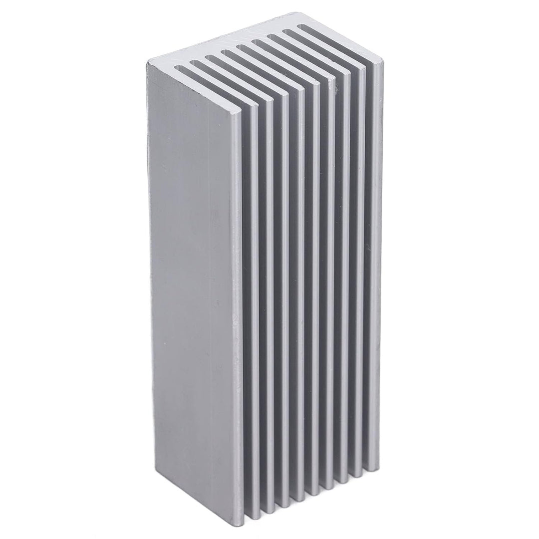 2 Stück Aluminium Kühlkörper 100x40x30mm für CPU Leistungselektronik und Power Board Without adhesiv