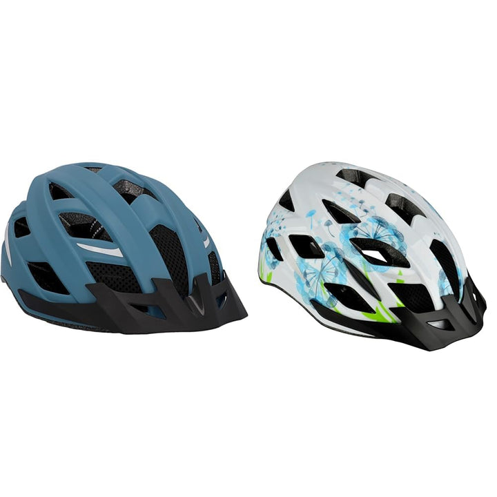 FISCHER Fahrradhelm, Radhelm, Cityhelm Urban Plus, mit integriertem LED-Rücklicht für Damen und Herr