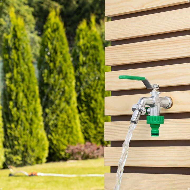 BFG Handgriff Wasserablass-Kugelhahn Zwei Hähne Frost Hochtemperaturbeständig Max 30 Bar Druck 90°C