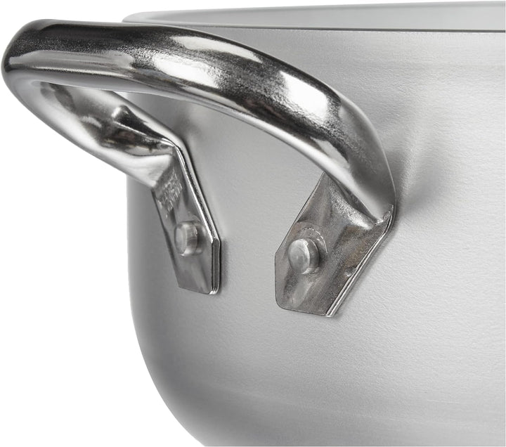 Töpfe Agnelli Casserole Zylindrische, Nieder, Radiant, Aluminium, Dicke 5 mm, mit 2 Griffen aus Stah