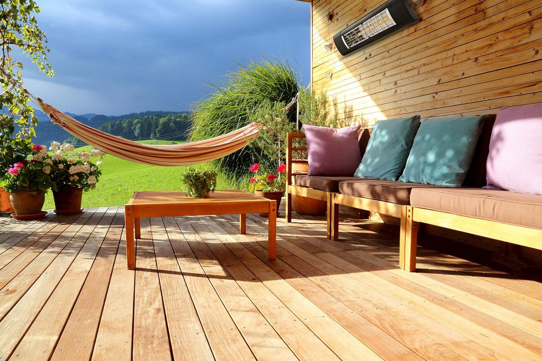 ETHERMA SOLAMAGIC® Infrarotstrahler S2, starker Outdoorstrahler mit 2500 W, Bluetooth-Steuerung, dim