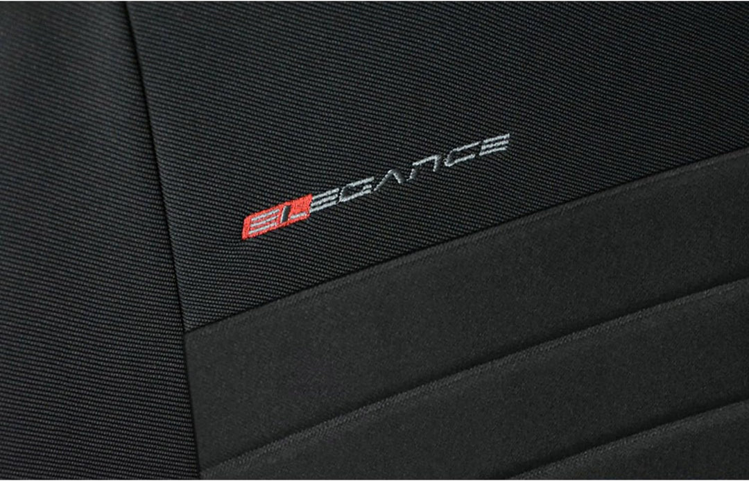 GSC Sitzbezüge Universal Schonbezüge 1+1 kompatibel mit VW Caddy Graphite, Graphite