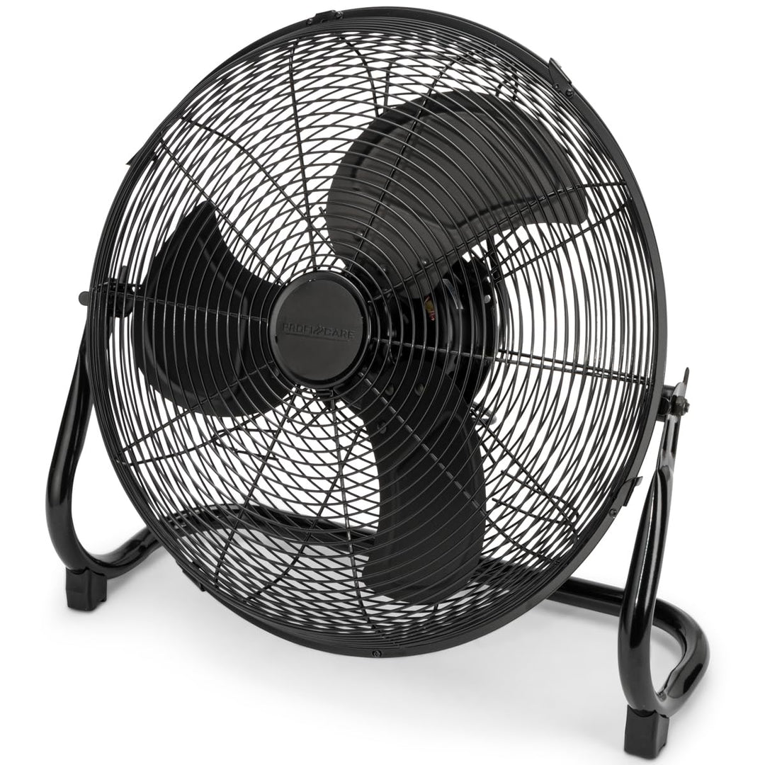ProfiCare® Windmaschine mit 40 cm Ø | Ventilator verstellbarer Winkel | Bodenventilator 3 Stufen | V