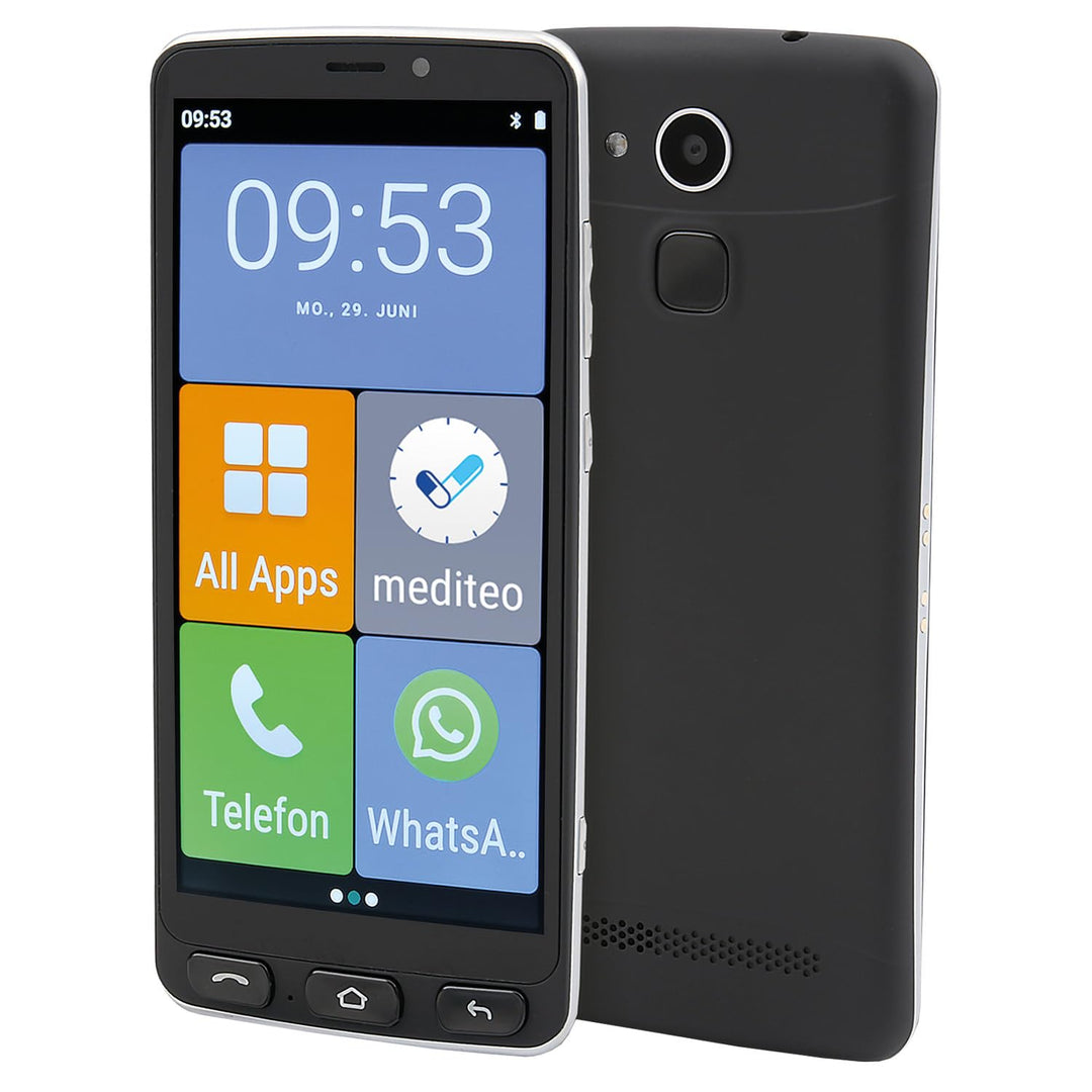 Olympia Neo 16 GB Smartphone für Senioren | Extragrosse Darstellung | Hörgerätekompatibel | Notrufta