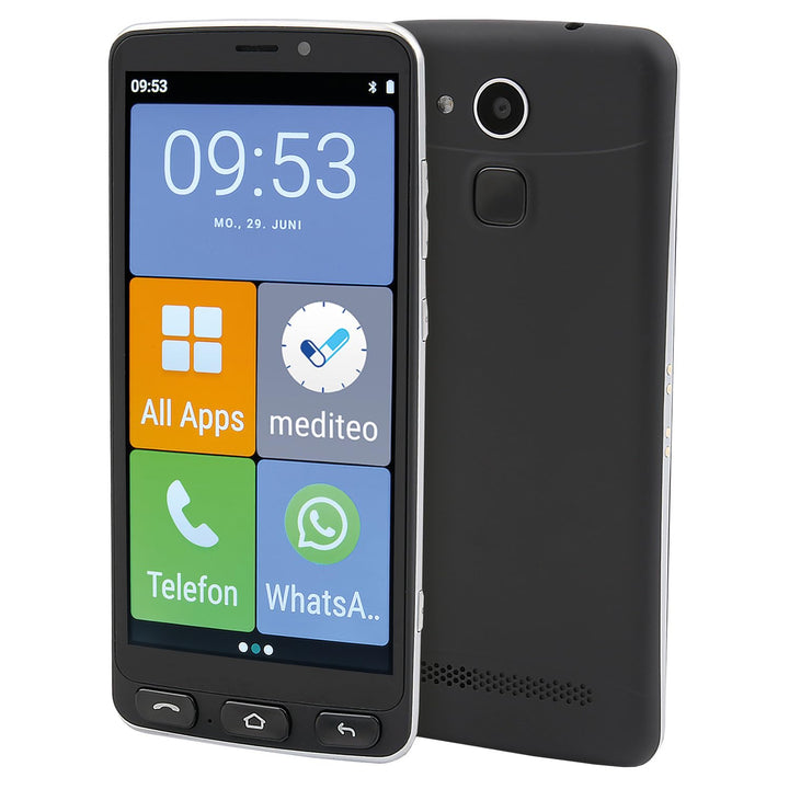 Olympia Neo 16 GB Smartphone für Senioren | Extragrosse Darstellung | Hörgerätekompatibel | Notrufta