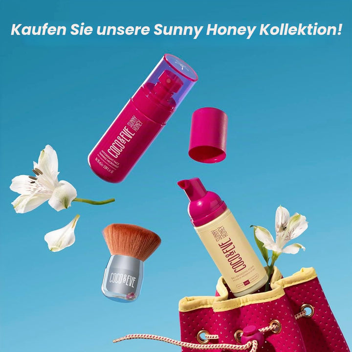 Coco &amp; Eve Sunny Honey Bali Bronzing Bundle (Mittel). All Natural Sunless Tanning Mousse. Instant Se