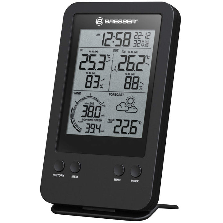 Bresser zusätzliche Basisstation für 7002531 Profi Windmesser Funk Wetterstation mit integriertem We