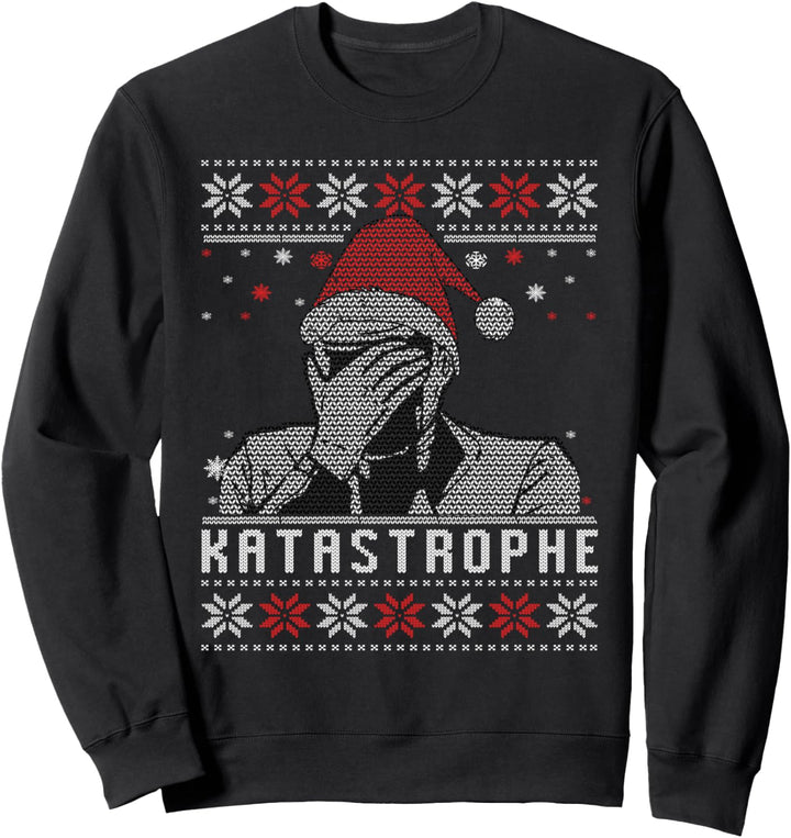 Katastrophe Vintage Retro Ugly Christmas Weihnachten Sweatshirt