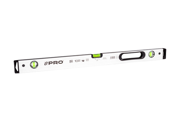 PRO800 Wasserwaage 80cm beidseitig gefräst mit Ergonomischen Profil - ERS+ (Easy Reading System) Prä