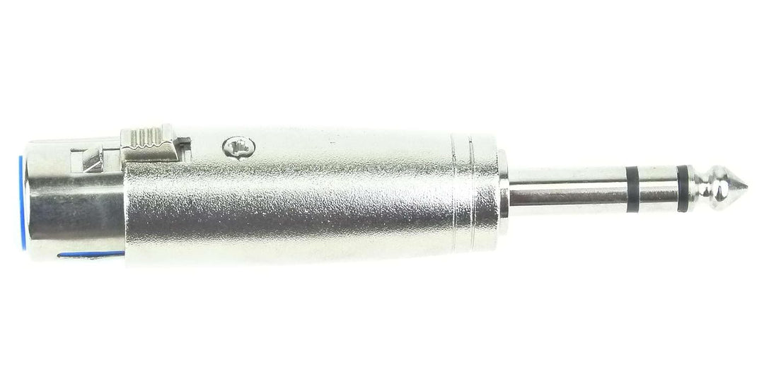 Adam Hall 12 x Connectors K4A XF3 JM3 Ganzmetall Adapter Verbinder Konverter - XLR 3 pol Female Kupp