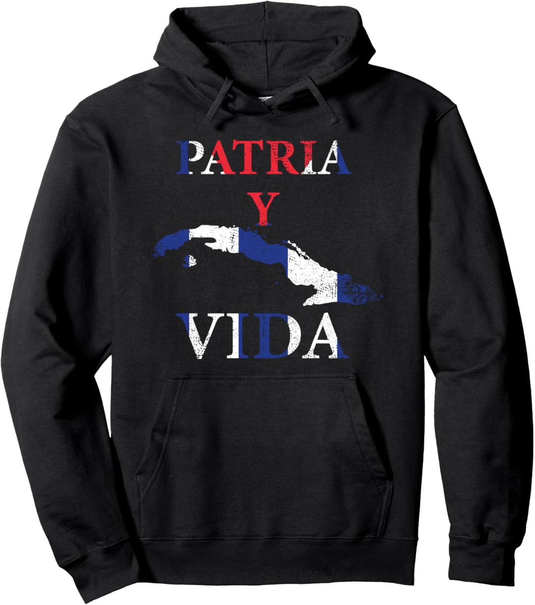 Kuba Patria Y Vida Viva Kuba Libre Cuban Heritage Free Kuba Pullover Hoodie