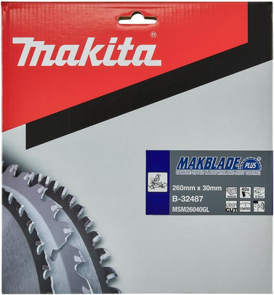 Makita Makblade Saegeblatt, 260 x 30 mm, 40Z, B-32487