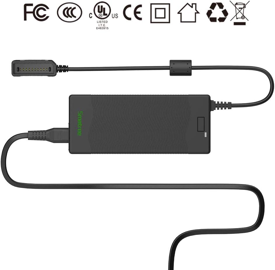 Smatree 1 Batterie Akku Ladegerät für DJI Maivc 2 Pro/2 Zoom, 90W Schnelles Aufladen Akku Power Adap