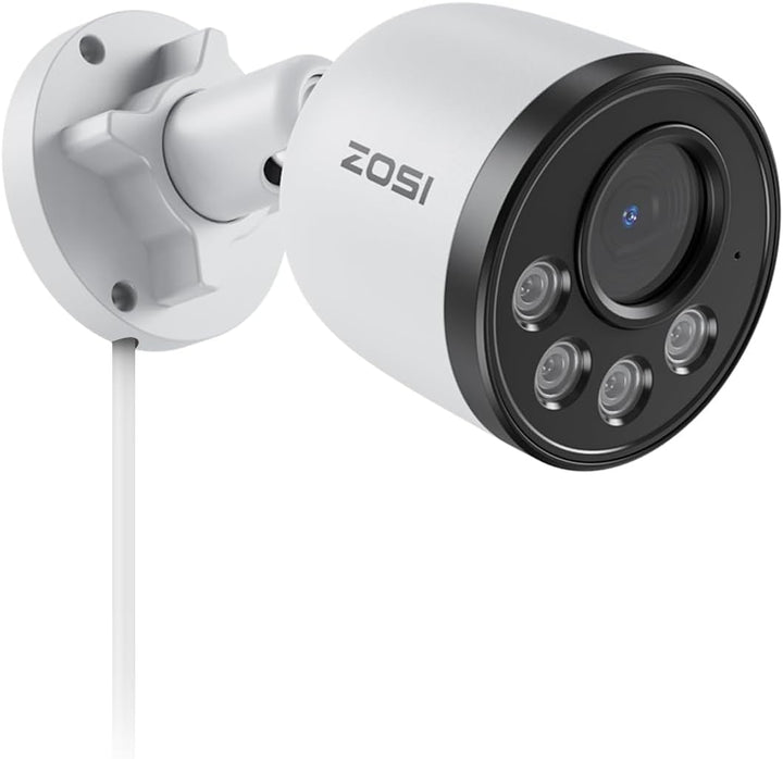 ZOSI 4MP PoE Überwachungskamera, Zusatz Ersatz Kamera für 4MP 5MP PoE NVR System, Personen-/Fahrzeug