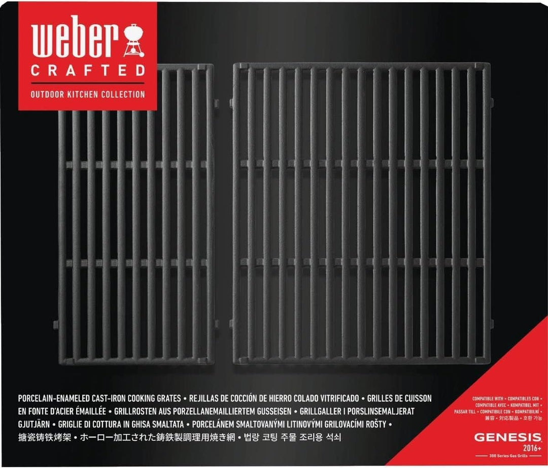 Weber Crafted Grillroste, passend für Genesis 300 Serie (ab 2016) - zweiteilig, aus porzellanemailli