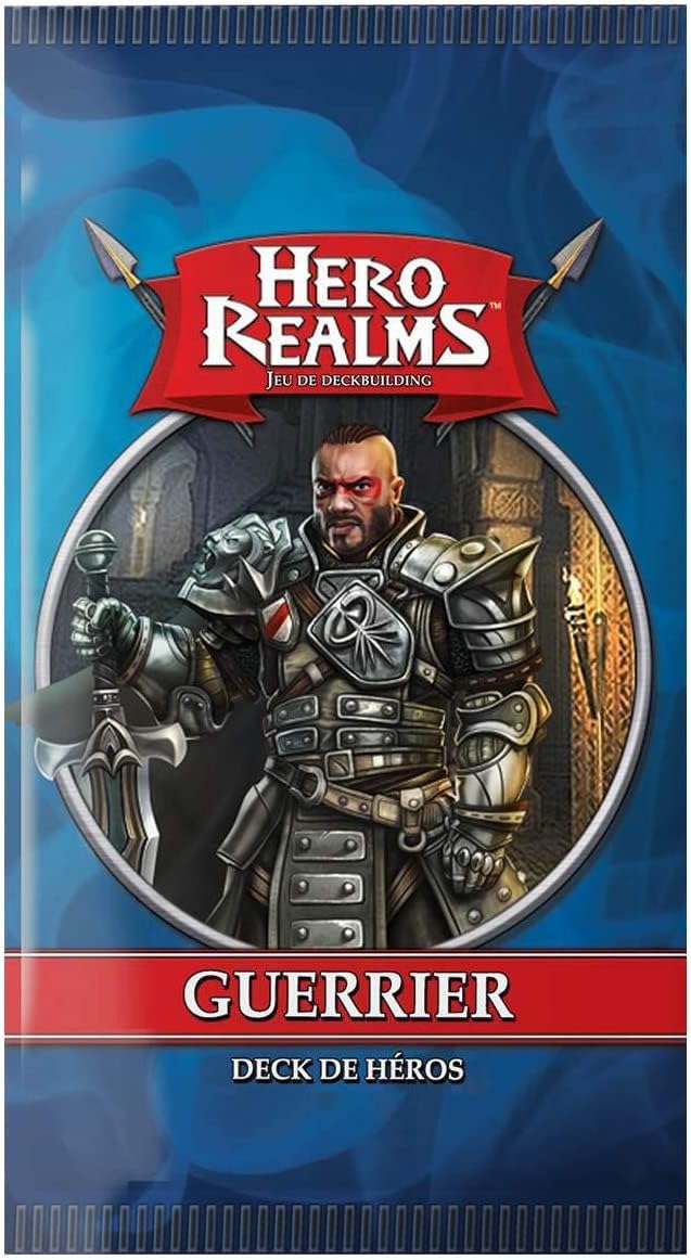 Set Hero Realms Grundspiel + 5 Heldendecks: Zauberer, Krieger, Bogenschützer, Dieb, Clerc Französisc