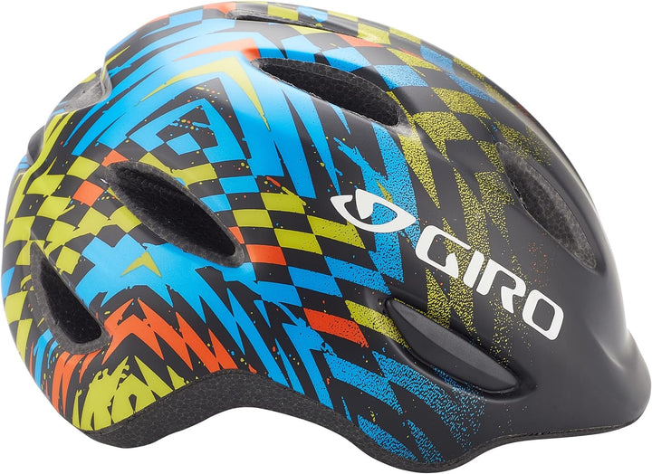 Giro Scamp Kinder Fahrrad Helm matt schwarz/orange 2022 XS, XS